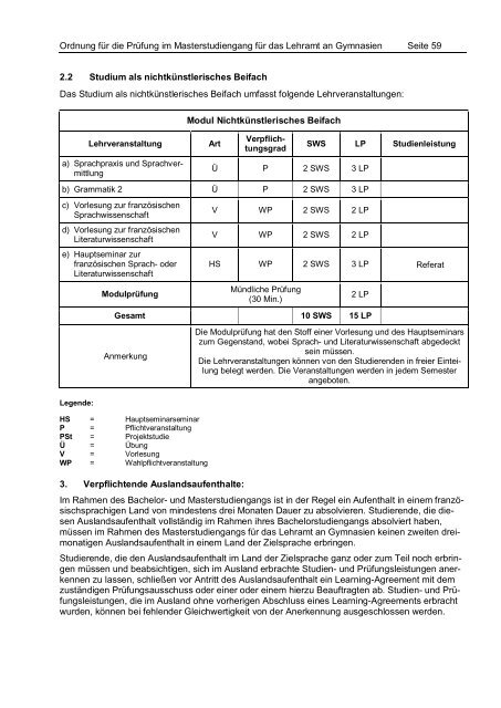 PrÃ¼fungsordnung Master of Education - StudienbÃ¼ros des ...