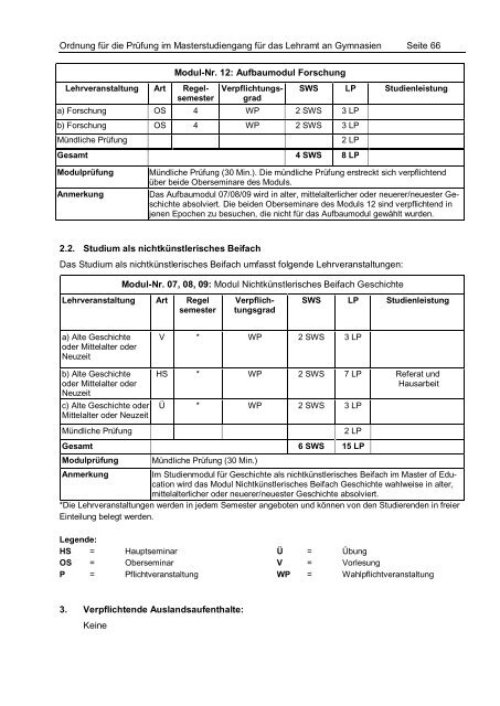 PrÃ¼fungsordnung Master of Education - StudienbÃ¼ros des ...