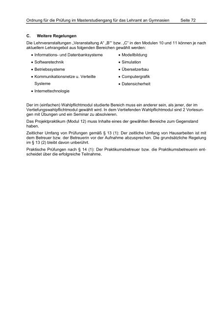 PrÃ¼fungsordnung Master of Education - StudienbÃ¼ros des ...