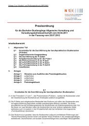 Anlage 3 zur SPO-BA: Praxisordnung - Studieninstitut Oldenburg