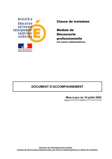 Document d'accompagnement module ... - AcadÃ©mie de Lille