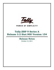 Tally.ERP 9 Series A Release 3.2 Stat.900 Version 154