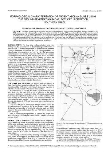 morphological characterization of ancient aeolian dunes using the ...