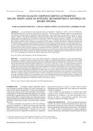 ESTUDO Sm-Nd DO COMPLEXO MÃFICO-ULTRAMÃFICO BACURI ...