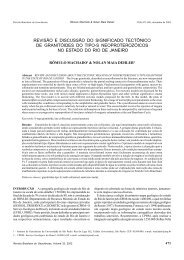 revisÃ£o e discussÃ£o do significado tectÃ´nico - Sociedade Brasileira ...