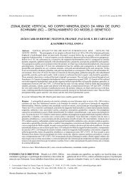 zonalidade vertical no corpo mineralizado da mina de ouro ...