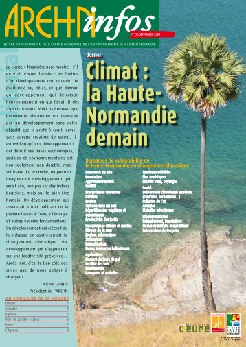 Climat : la Haute- Normandie demain - Arehn