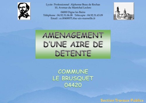 AMENAGEMENT D'UNE AIRE DE DETENTE - LycÃ©e Professionnel ...