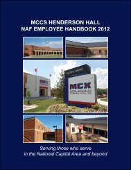 mccs henderson hall naf employee handbook 2012 - Marine Corps ...