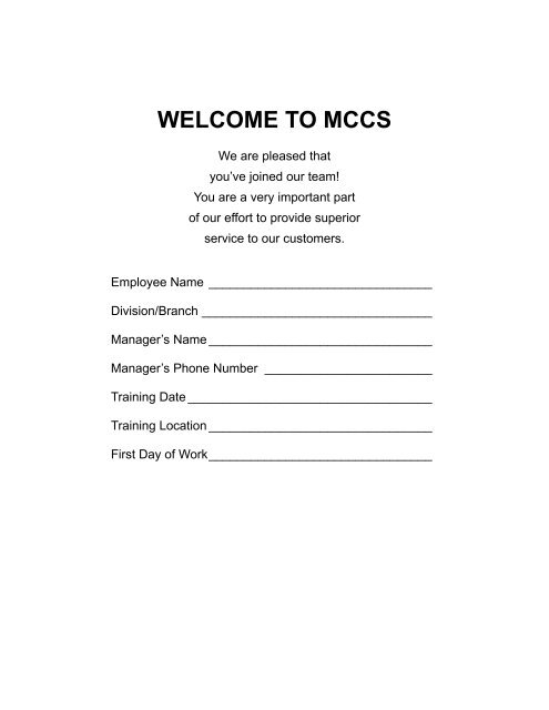 mccs henderson hall naf employee handbook 2012 - Marine Corps ...