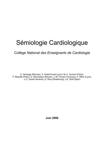 Sémiologie Cardiologique