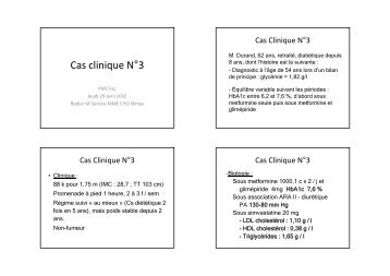 l ° Cas clinique N°3