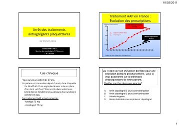 Arrêt des traitements antiagrégants plaquettaires Traitement AAP en ...