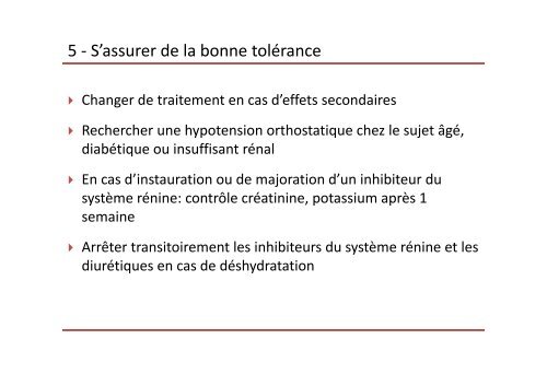 Hypertension artérielle Nouvelles recommandations ? - Faculté de ...