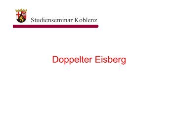 Doppelter Eisberg