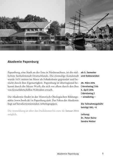 Akademie Papenburg