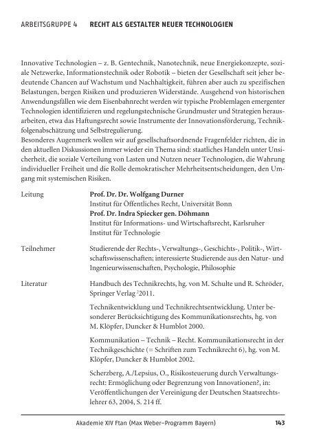 Sommerakademien der deutschen Stiftung - Studienstiftung.ch