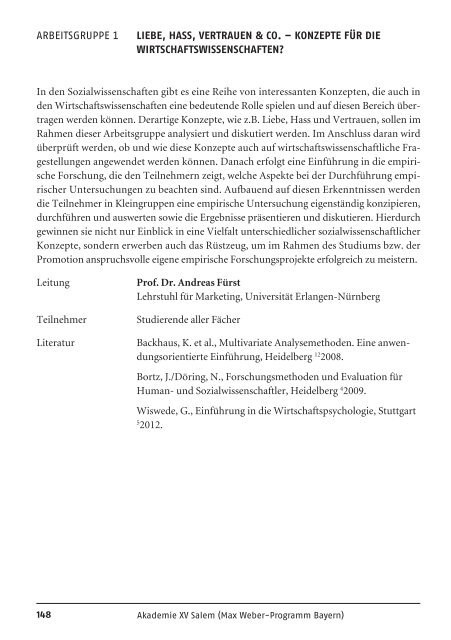 Sommerakademien der deutschen Stiftung - Studienstiftung.ch