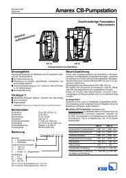 Amarex Cb-Pumpstation