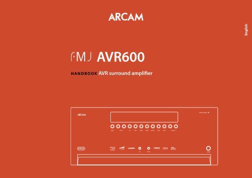 AVR600 - Arcam