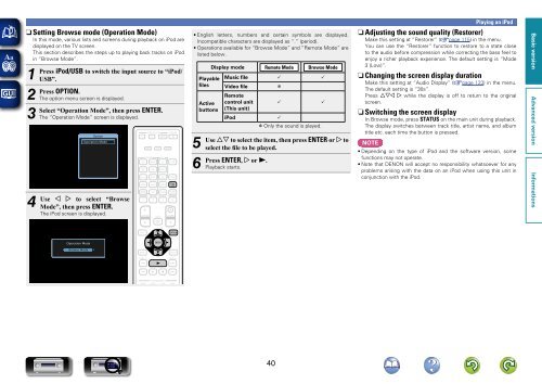 Denon AVR-3313 Manual - Audio Products Australia