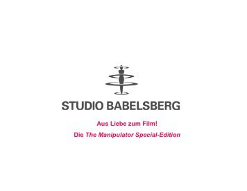 Die The Manipulator Special-Edition - Studio Babelsberg