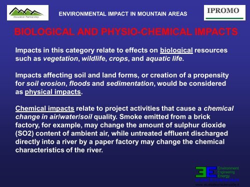 environmental impacts