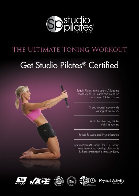 download course outline here - Studio Pilates