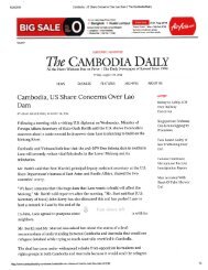 News: The Cambodia Daily August 29, 2014