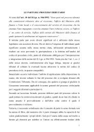 parti processo tributario - Studio Legale Tributario Leo