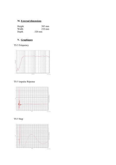 OWNERS MANUAL TSUNAMI 10 D