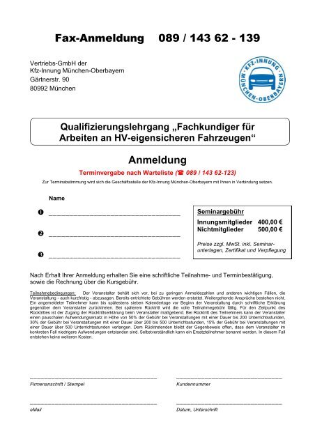 Technische Fortbildung - Studium-kfz-ausbildung.de