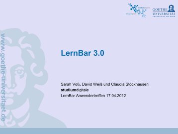 LernBar 3.0 - studiumdigitale