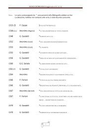 indice cronologico delle carte - Società di Studi Valdesi