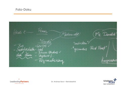 „Betriebsethik“ Wirtschafts- und Unternehmensethik - StudiumPlus