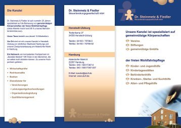 Flyer-Download - Dr. Steinmetz und Fiedler ...