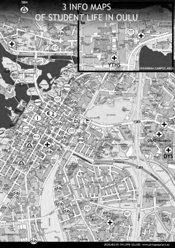 3 Info Maps of Student Life in Oulu - Study in Finland