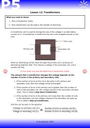 Open lesson 12: Transformers worksheet