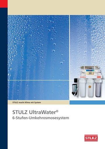 STULZ UltraWater ® Prospekt - Stulz GmbH