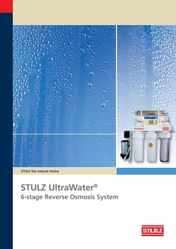 STULZ UltraWater ® Brochure - Stulz GmbH