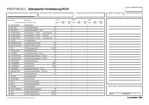 Protokoll RC-E1 - Stulz GmbH