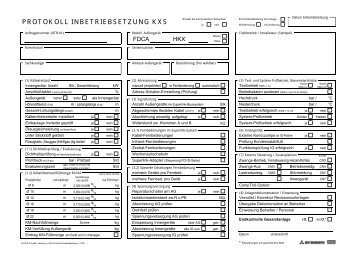 KXS Protokoll Inbetriebsetzung - Stulz GmbH