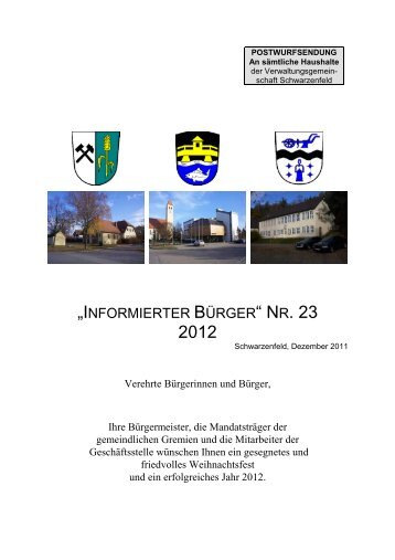 âINFORMIERTER BÃRGERâ NR. 23 - Gemeinde Stulln.