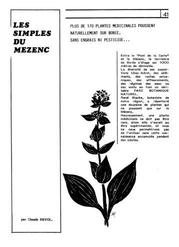 Article complet - Les Cahiers du Mézenc