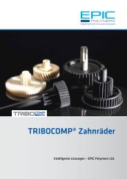 TRIBOCOMP® Zahnräder - Epic Polymers
