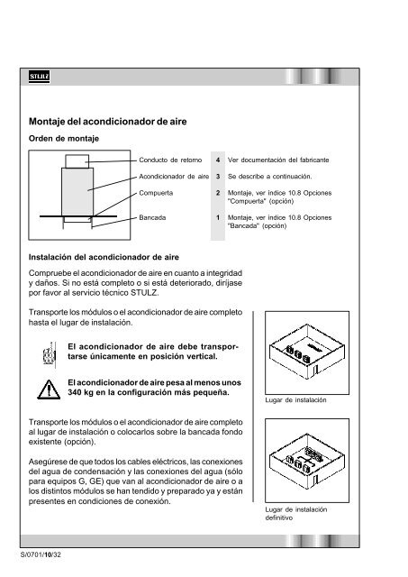 ACONDICIONAMIENTO DE AIRE - Stulz GmbH