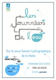 Sur le sous-bassin hydrographique de la Haine - Portail ...