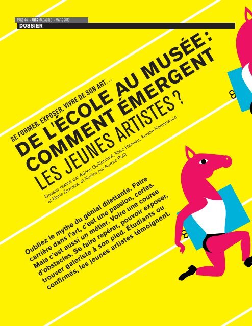 JEUNES ARTISTES, MODE D'EMPLOI - MediaObs