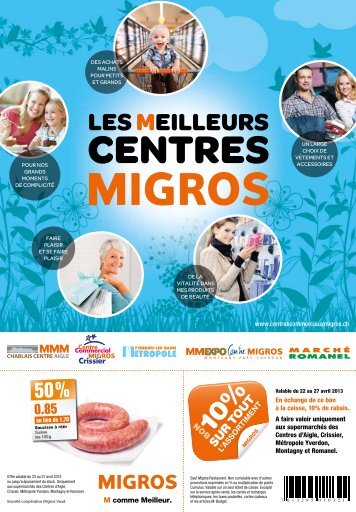 LES MEILLEURS - Centres Commerciaux Migros