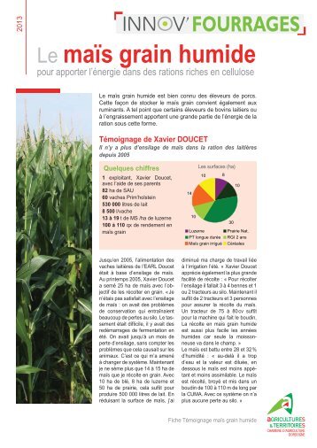 Le maÃ¯s grain humide - Chambre d'Agriculture de la Dordogne